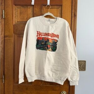 Halloween Town Graphic Crewneck Sweatshirt